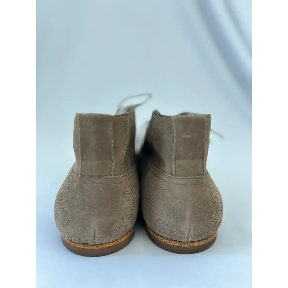 Pierre Cardin Paris Suede Mens Tan Classic Minimalist Preppy Ankle Boots Size 11